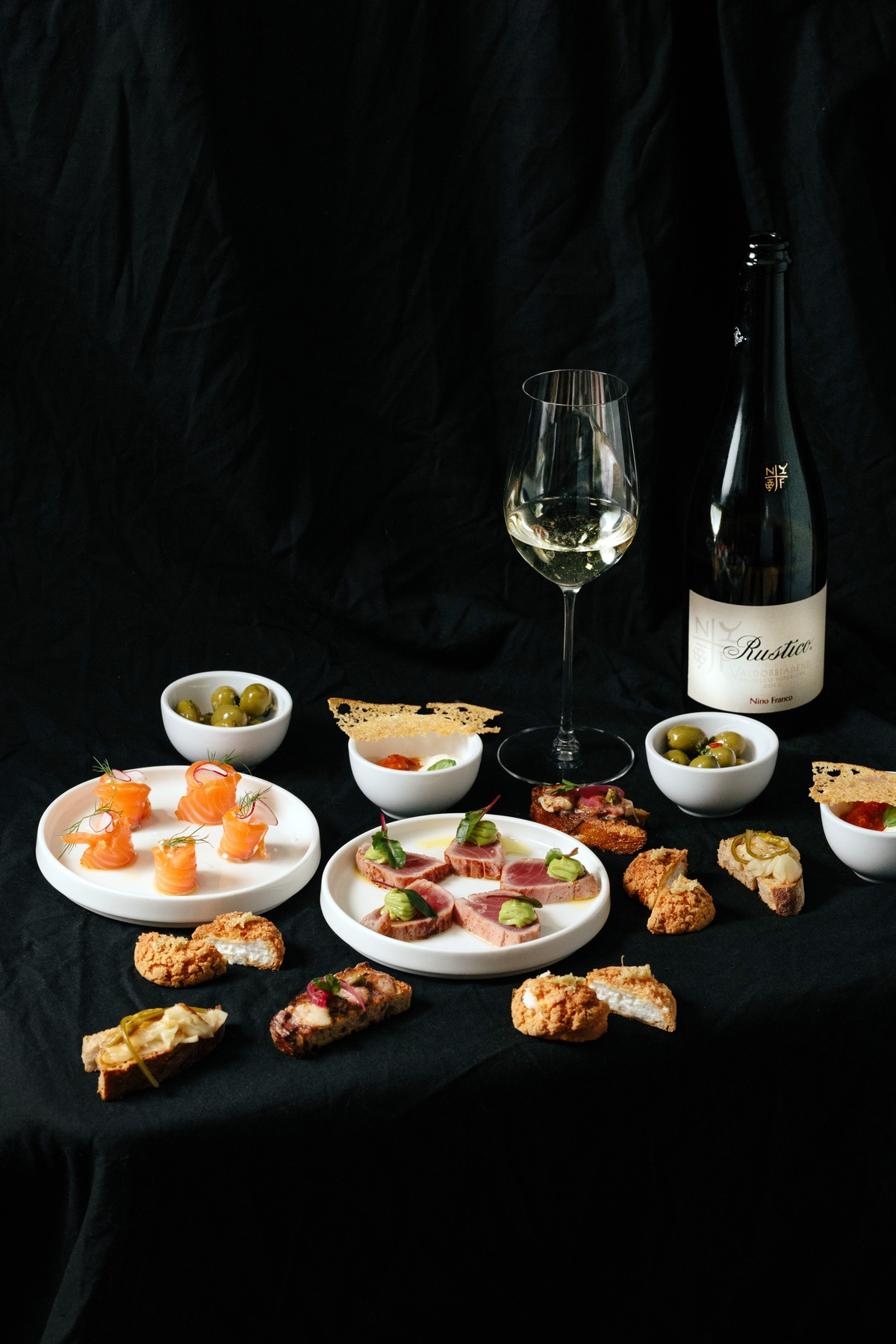Italské tapas a prosecco